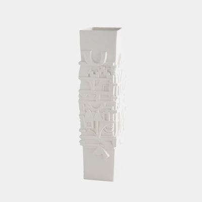 Totem Vase Matte White