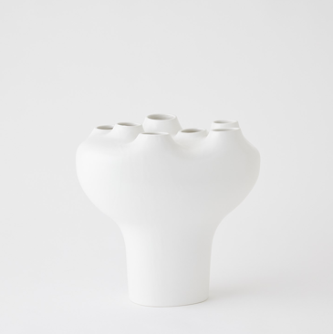 Geyser Vase White