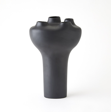 Geyser Vase Black