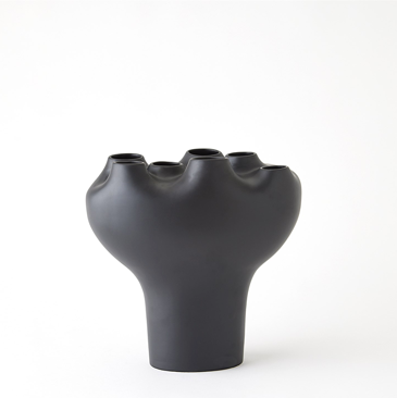 Geyser Vase Black