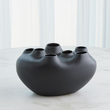 Geyser Vase Black