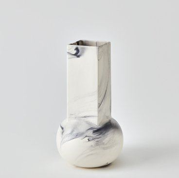 Crocus Vase Blue Marble