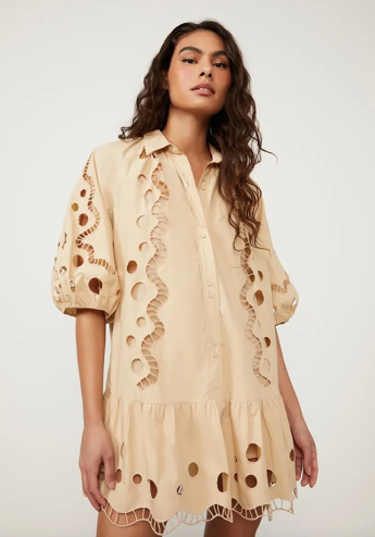 Aparecida Dress Beige