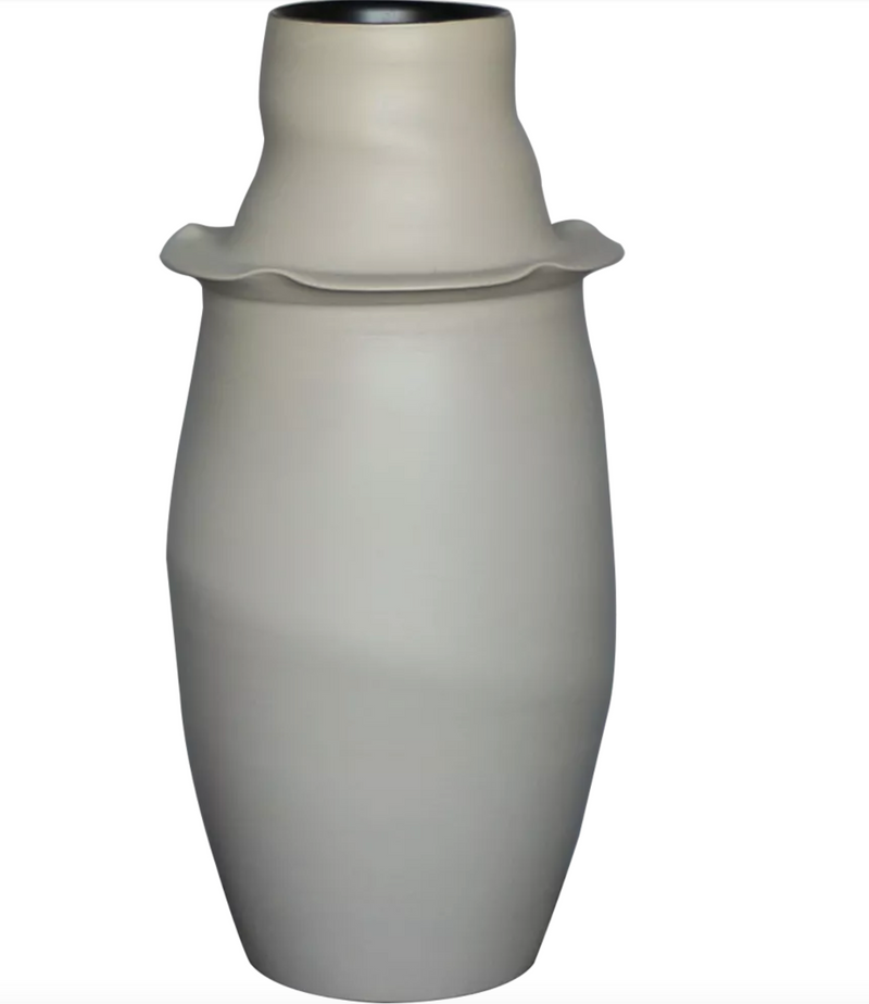 Adah Ceramic Vase White