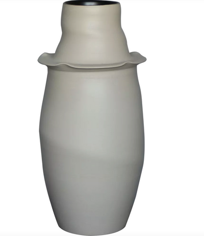 Adah Ceramic Vase White