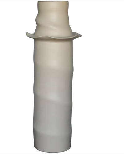 Anaisha Ceramic Vase White