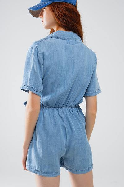 Linda Jumpsuit Blue