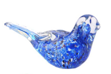 Glass Bird Blue