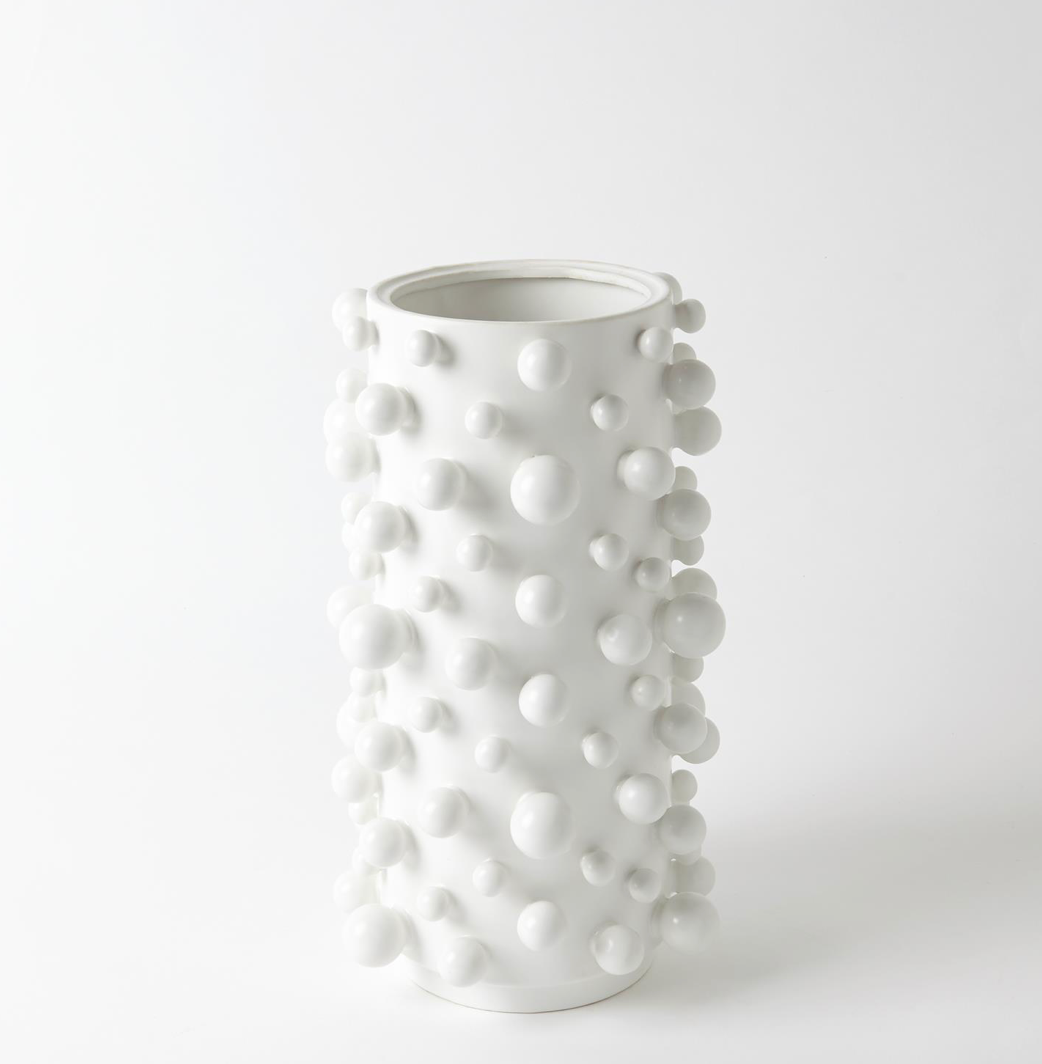 Molecule Vase Matte White Sm
