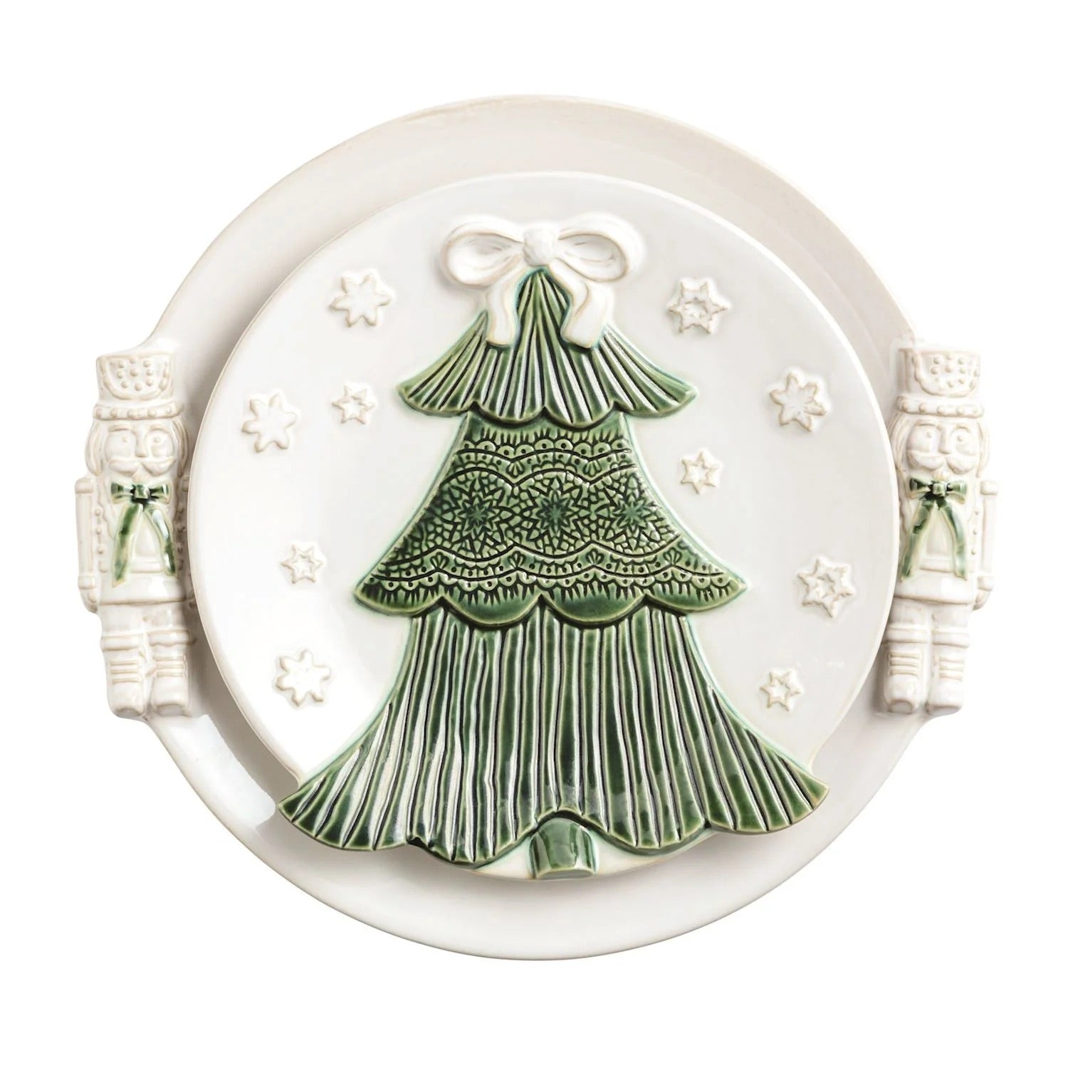 White Christmas Platter Set
