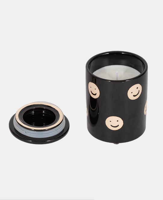 Happy Goji Lid Candle Black Ivory