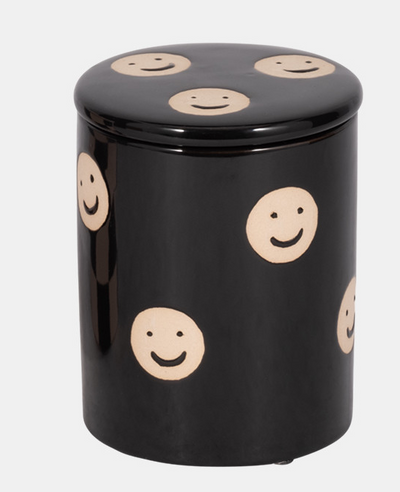 Happy Goji Lid Candle Black Ivory