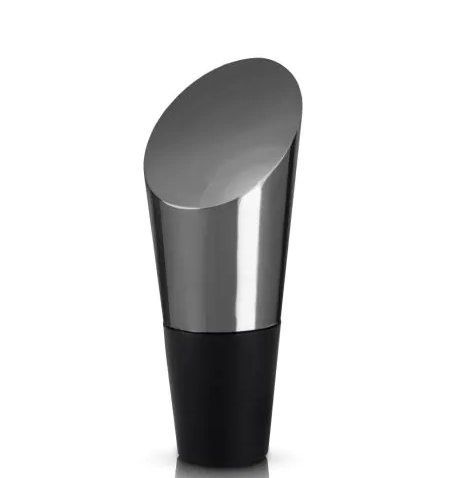 Gunmetal Heavyweight Bottle Stopper by Viski