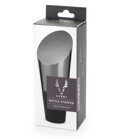 Gunmetal Heavyweight Bottle Stopper by Viski