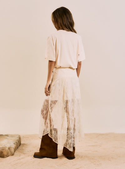 Aleyna Skirt Beige