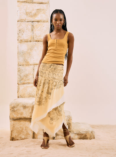 Cigdem Skirt Yellow