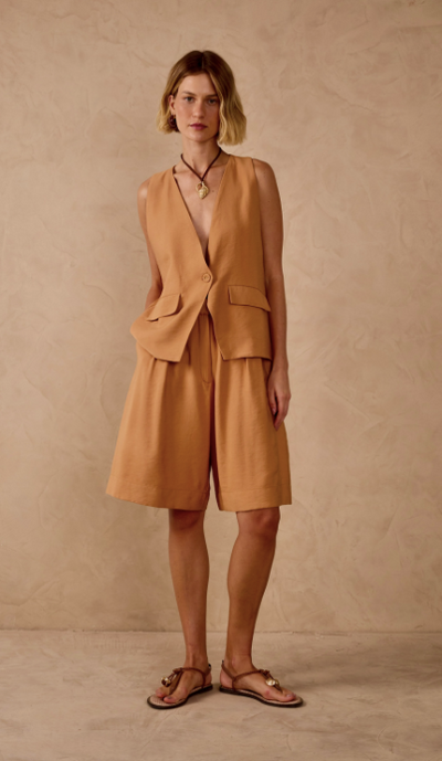 Mariana Vest Summer Beige