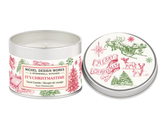 Its Christmastime Travel Candle