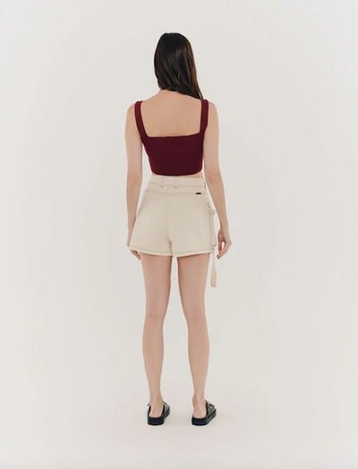 Damaris Skort Beige