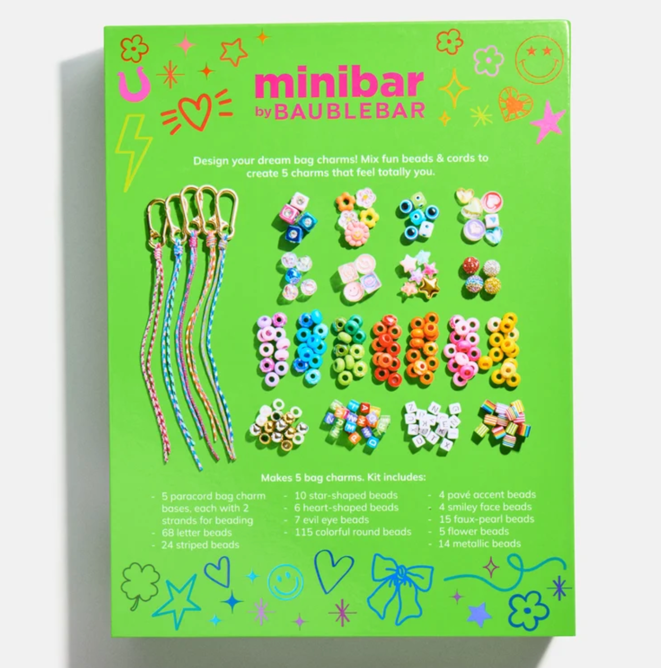 Kids DIY Bag Charm Craft Kit Multi