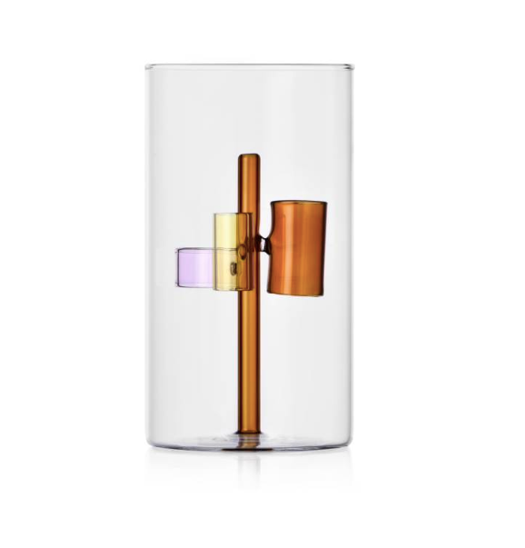 Vase 3 amber