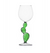 Wine Glass Cactus Green