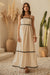Umeri Dress Off White Black