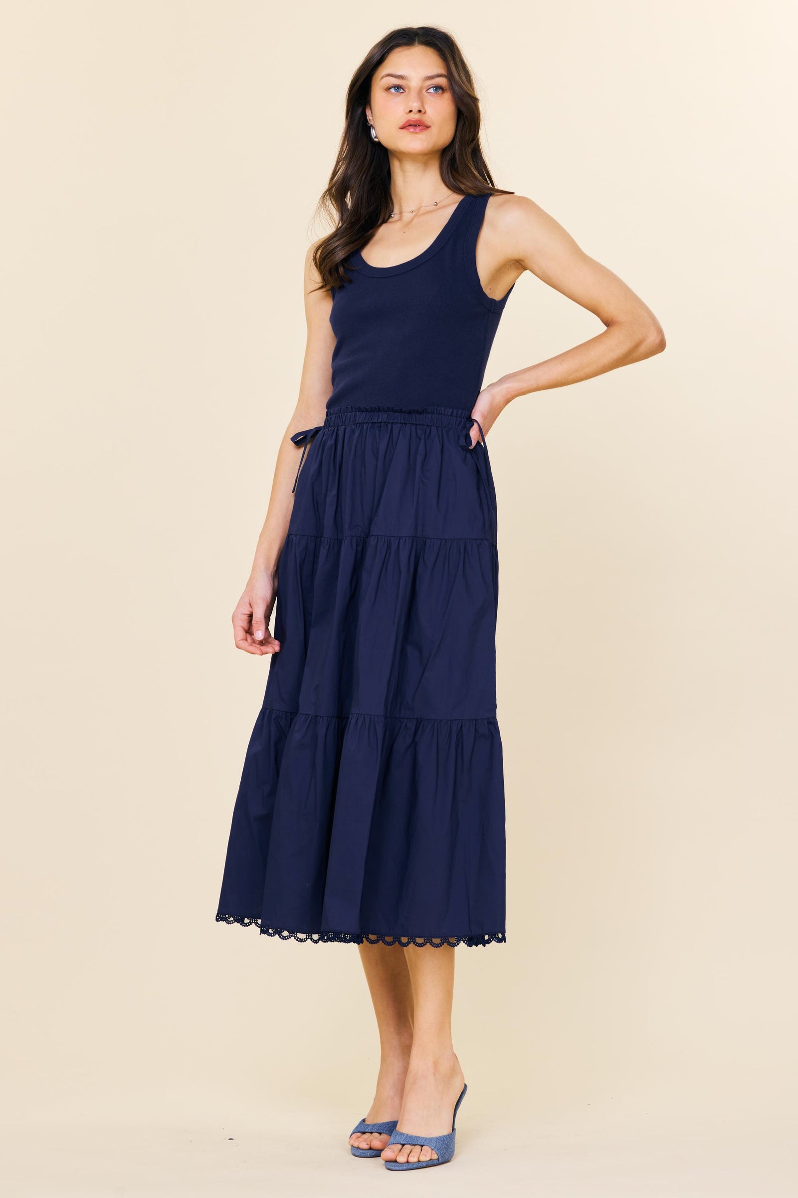 Xorina Dress Navy