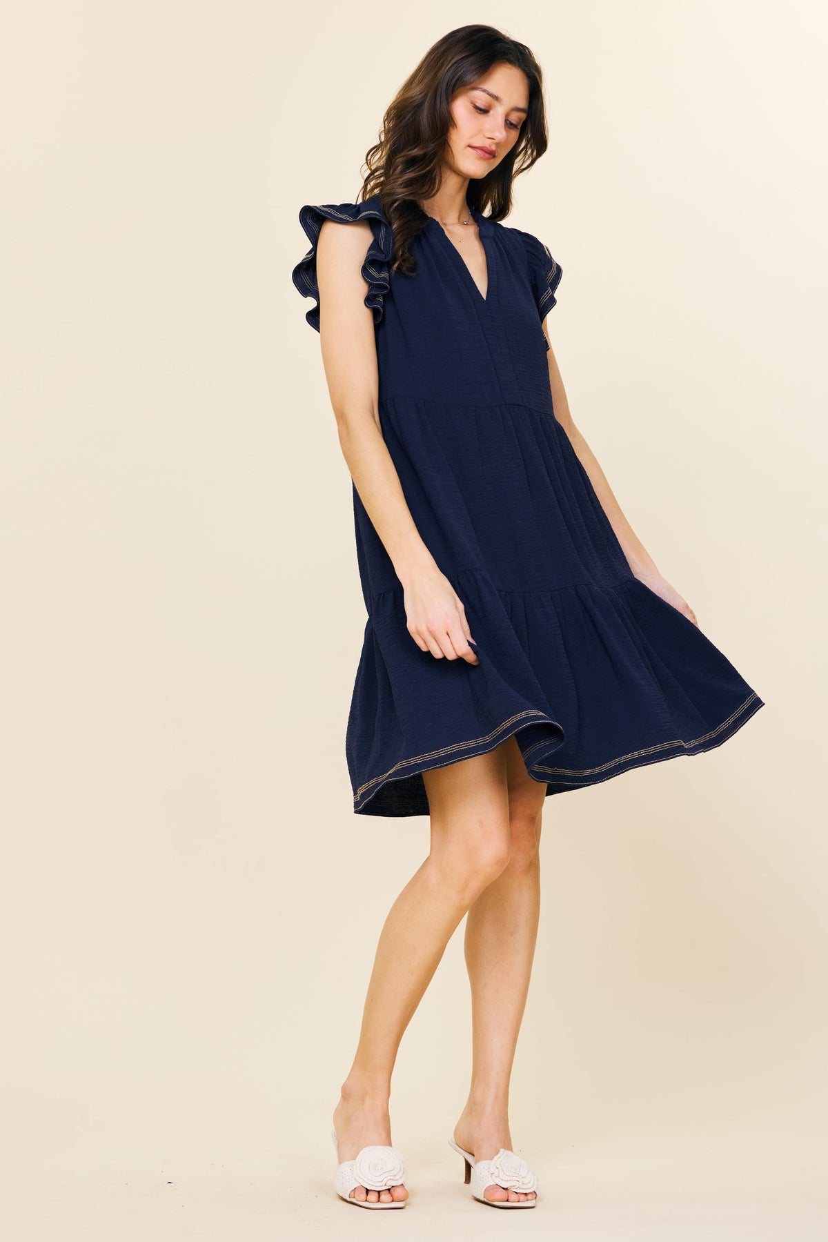Stire Dress Navy