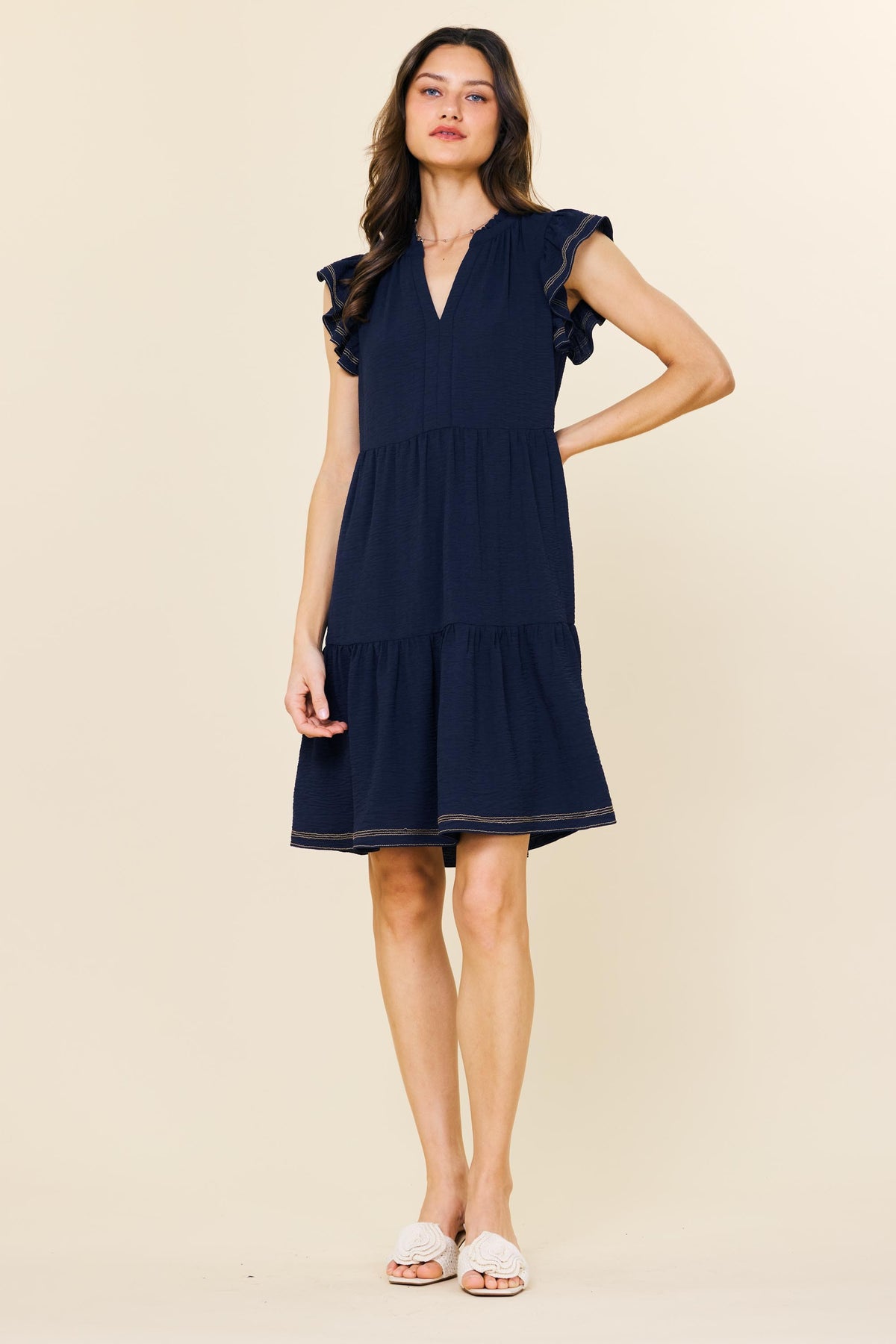 Stire Dress Navy
