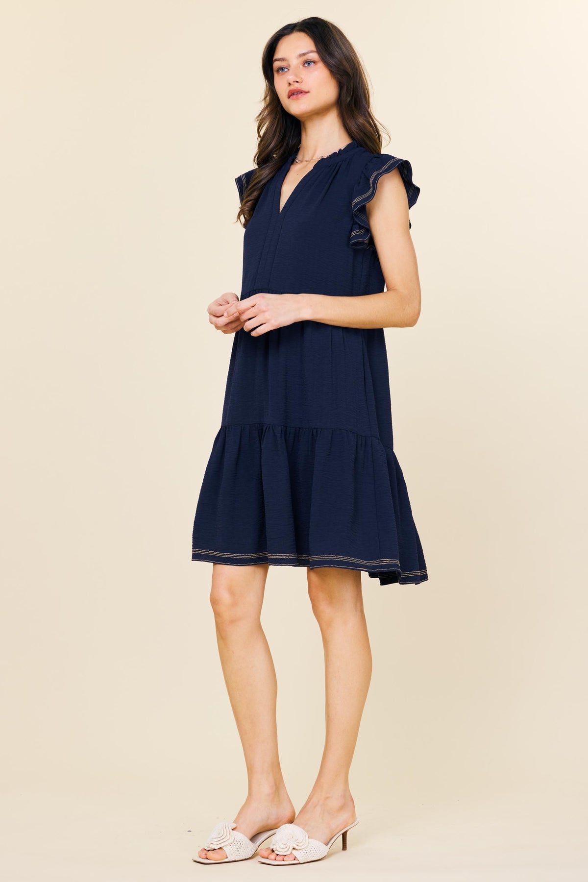 Stire Dress Navy