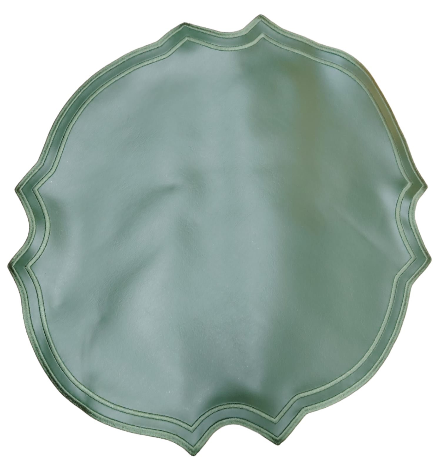 Placemat Leather Green