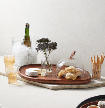 Talo Acacia Cheese Cloche Walnut