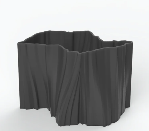 Alice Porcelain Vase Black