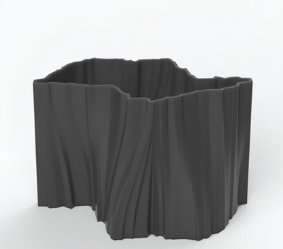 Alice Porcelain Vase Black