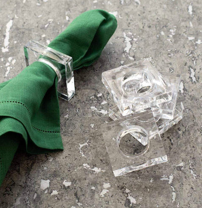 Top Acrylic Napkin Ring CR