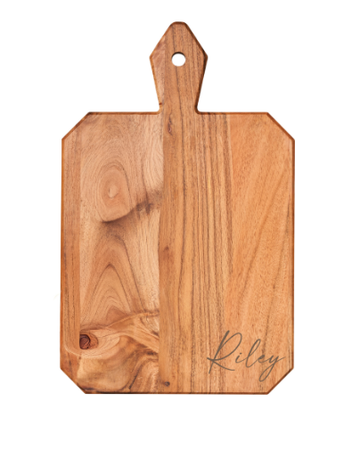 Acacia Heirloom Board w Handle Rectangle