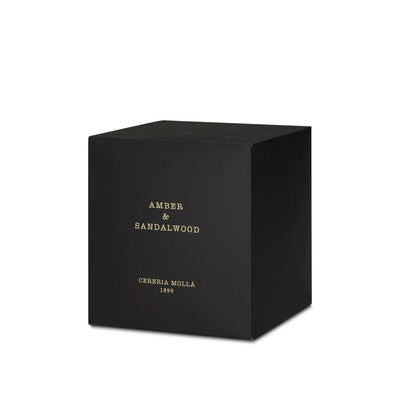 Amber & Sandalwood Black Premium Candle