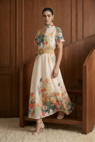 Celtine Midi Dress Floral Multi