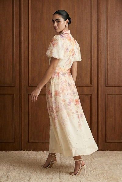 Mildre Midi Dress Peach