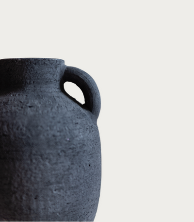 Vase Melvin Ceramic Black
