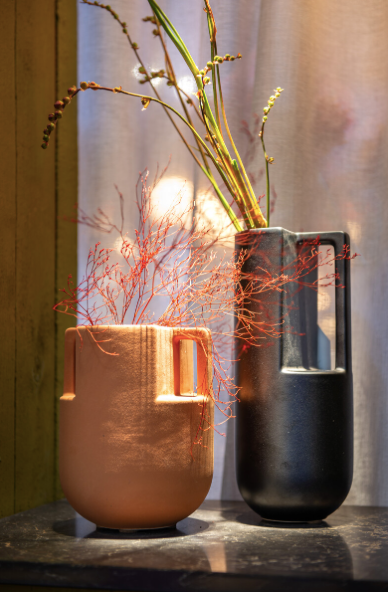 Vase Louis Black