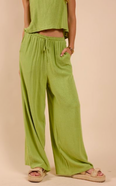 Sugarloaf Linen Set Avocado