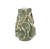 Stoneware Organic Shaped Vase Green