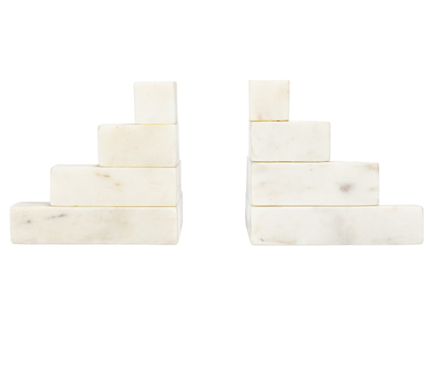 Marble Stairstep Bookend