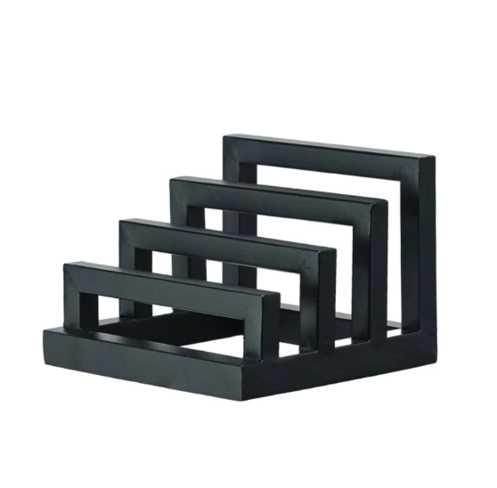 Metal Stand w3 Sections Black