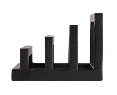 Metal Stand w3 Sections Black