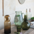 Glass Carafe w Drinking Glass Amber