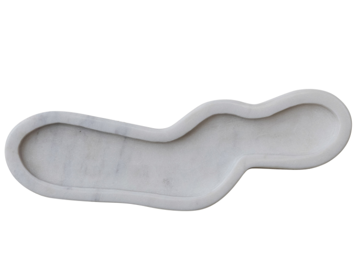 Marble Tray White