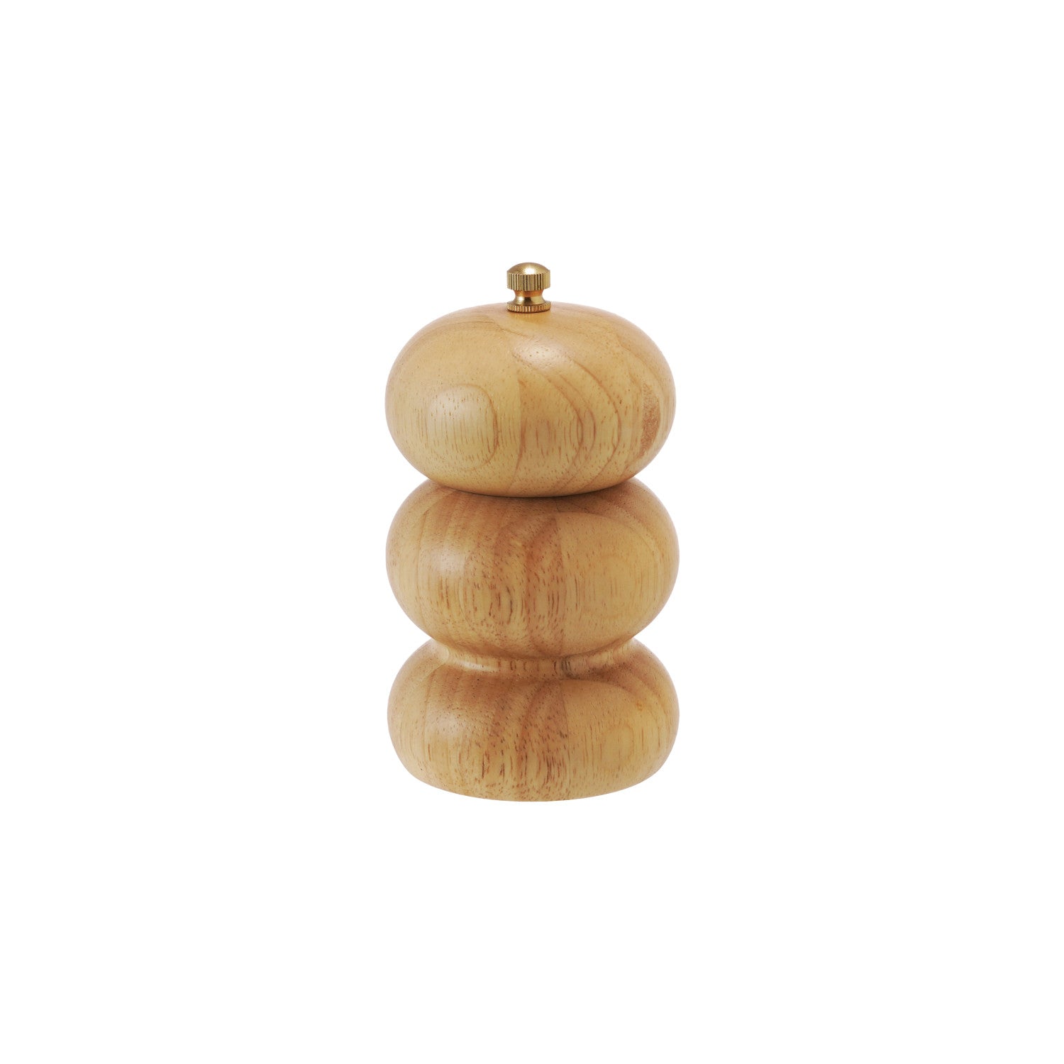 Rubberwood Salt Pepper Mill Natural